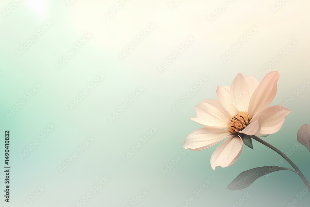 Obraz premium white flowers on a pink background