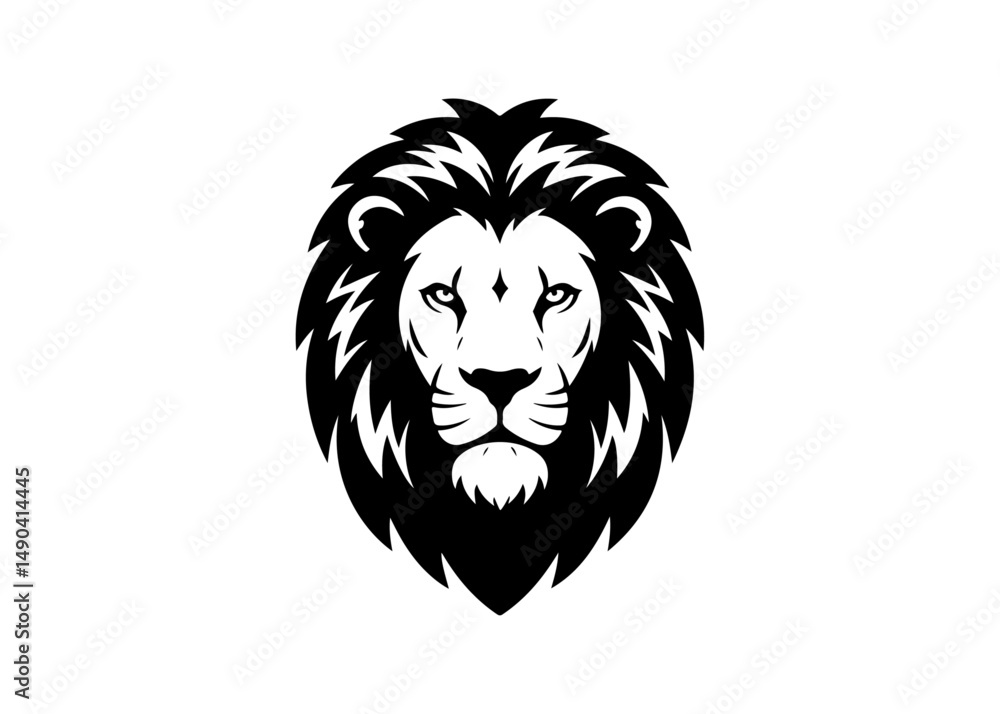 lion king silhouette logo vector lion king silhouette logo vector