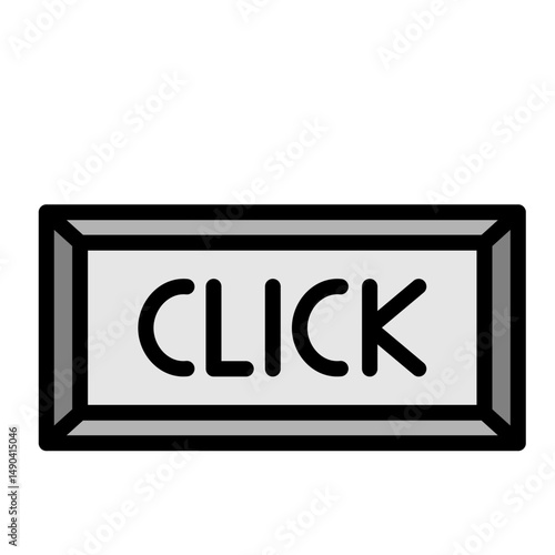 Clickbait Headline Symbol Vector Filled Icon Design