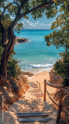 tropical beach in thailand