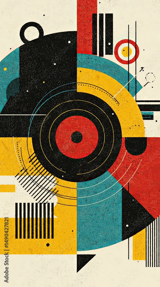 Circular Design Poster for Creative Inspiration Circular Design Poster for Creative Inspiration