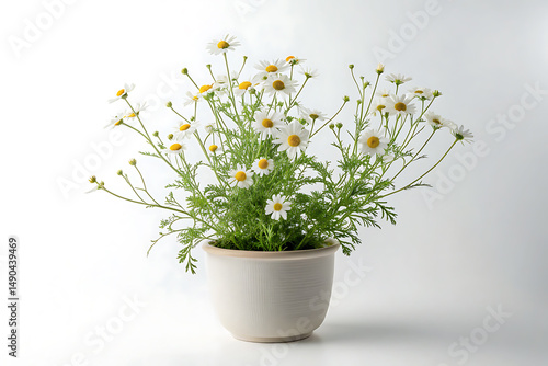Wallpaper Mural camomile isolated in white background Torontodigital.ca