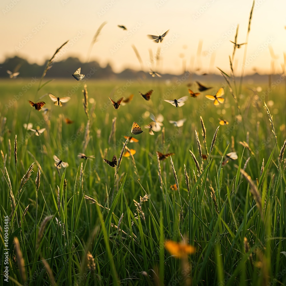 Fototapeta premium Golden Hour Flutter