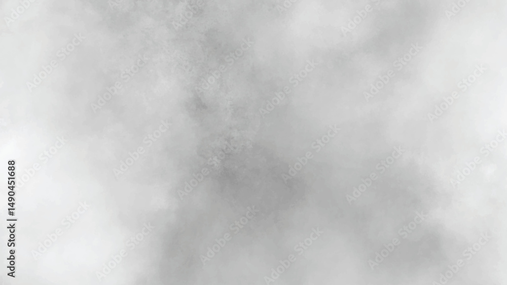 Fototapeta premium Gray Watercolor Cloud Texture Background. Abstract Monochrome Design