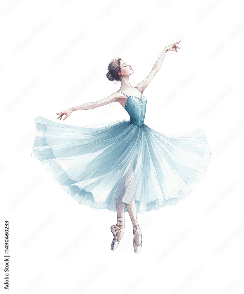 Naklejka premium girl dancing