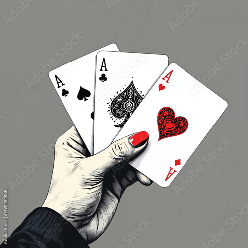 royal flush in hand