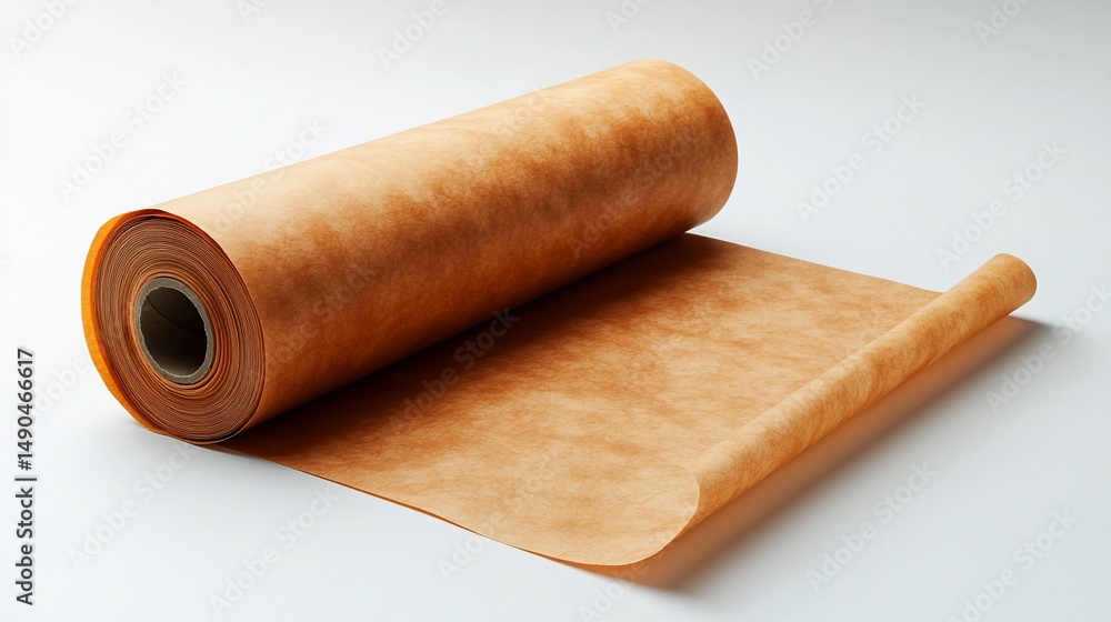 Fototapeta premium Roll of parchment paper