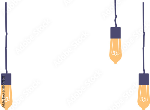 Decorative lamp in loft style