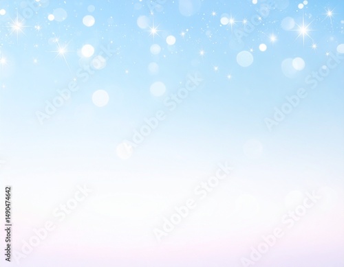 ラメが飛んでいる水色の背景