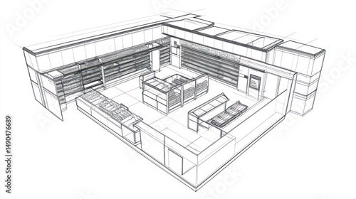 Store layout blueprint