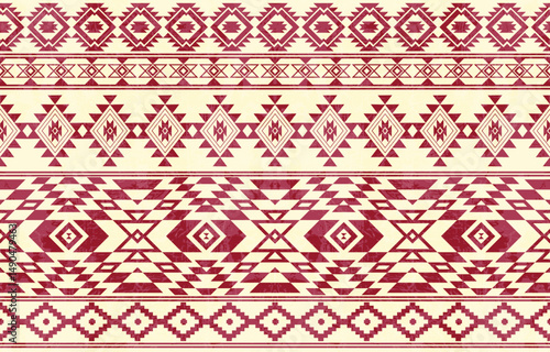 Tribal Navajo and Native pattern american tribal Southwest Aztec ornament pattern Navajo Aztec ethnic textile texture tribal aztec pattern navajo Native mexican fabric seamless Vector for textile,deco