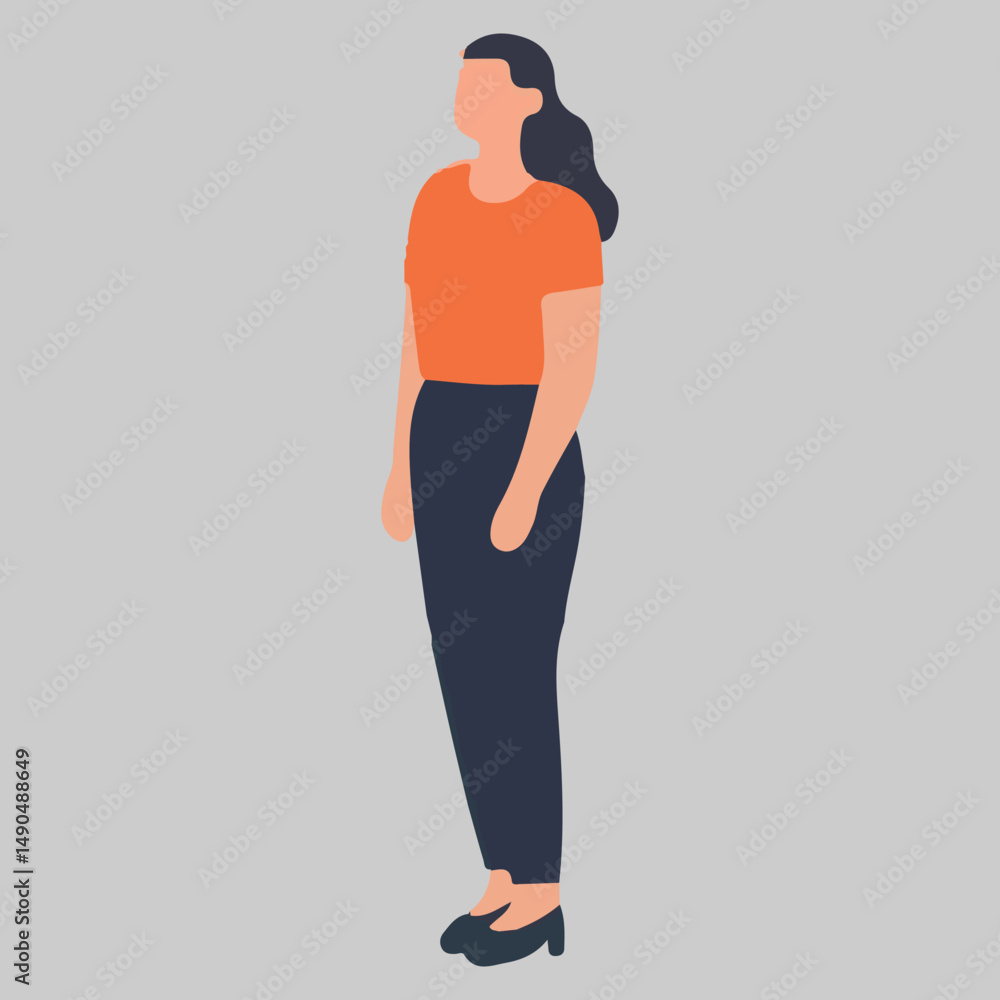 Appealing Illustration Graphic of a Group of People in a Relaxed Outdoor Setting, Simple and Modern Illustration of a Group of People Standing Together on Green Land Appealing Illustration Graphic of a Group of People in a Relaxed Outdoor Setting, Simple and Modern Illustration of a Group of People Standing Together on Green Land
