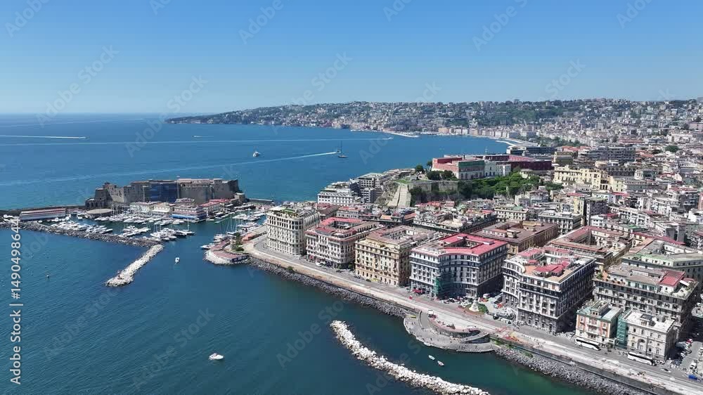 Naples Skyline At Naples Campania Italy. Stunning Tropical Coastline Beach Scene Viewed From Above. Infrastructure Skyline Panoramic City View Stunning. Panoramic City View Architecture Business. Naples Skyline At Naples Campania Italy. Stunning Tropical Coastline Beach Scene Viewed From Above. Infrastructure Skyline Panoramic City View Stunning. Panoramic City View Architecture Business.