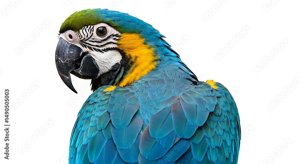 Obraz premium Colorful macaw portrait