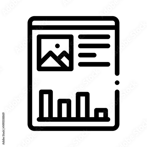 thumbnail line icon