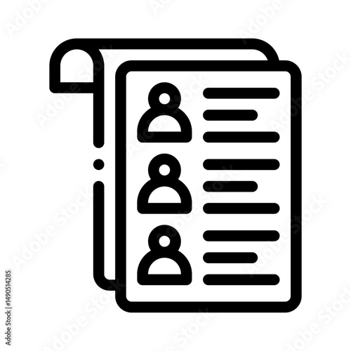 virtual events line icon