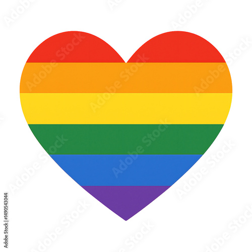 Simple Flat Rainbow Heart Background PNG — LGBT Pride Symbol on White Free Download Simple Flat Rainbow Heart Background PNG — LGBT Pride Symbol on White - GFXLoad