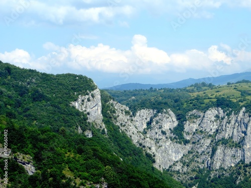 Explore the Majestic Canyons of Komarnica River in the Mountains of Montenegro photo