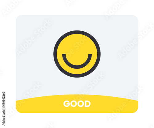 Customer Feedback UI with Emoji Ratings. User Review Popup with Positive Feedback