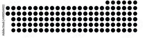 Symbol Map Of the County Riverside (California, US) showing the County with a few black dots