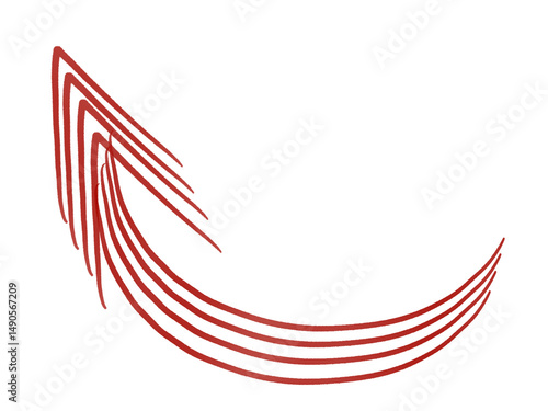 Free Download illustration of an abstract arrow - GFXLoad