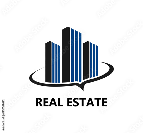 Real estate logo vector design