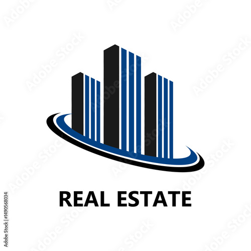 Real estate logo vector design