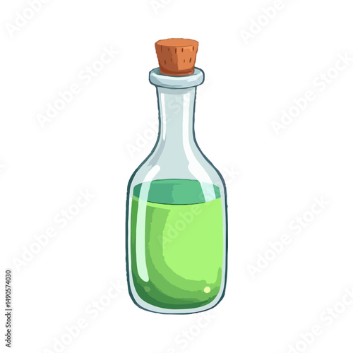 Cartoon Themed Potion Bottle Design