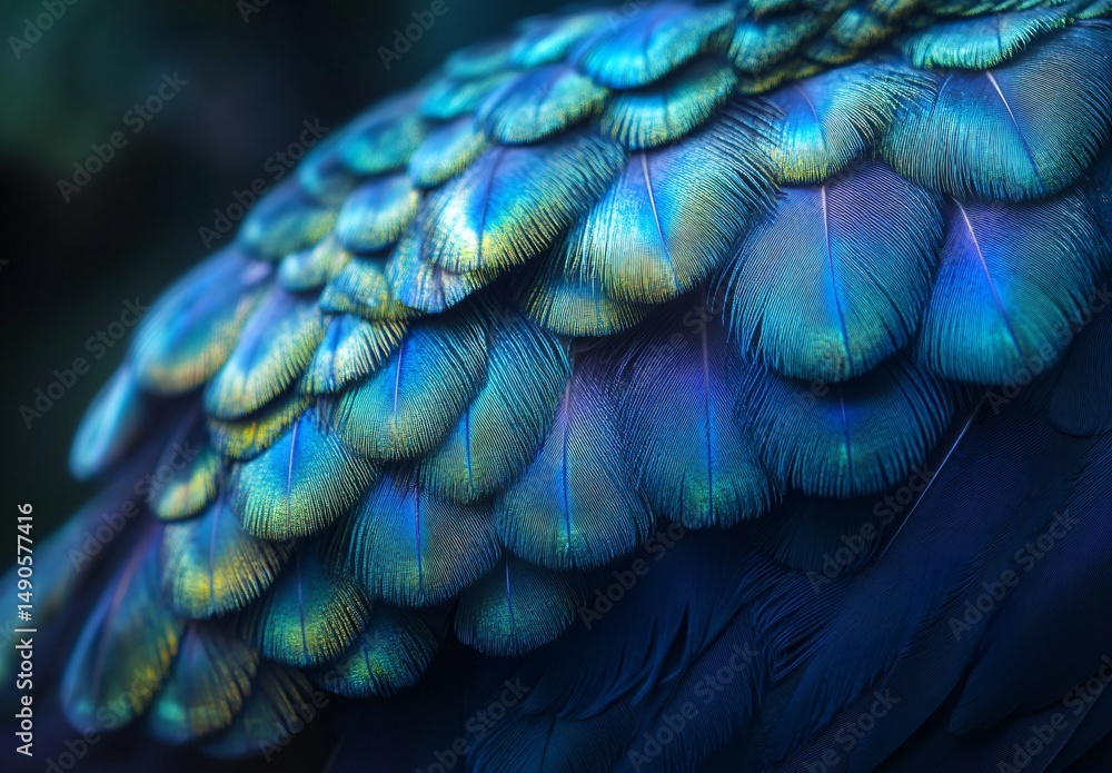 Obraz premium Majestic peacock showcasing vibrant plumage in nature wildlife photography close-up viewpoint stunning color display for visual impact