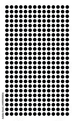 Symbol Map Of the County Adams (Indiana, US) showing the County with a few black dots