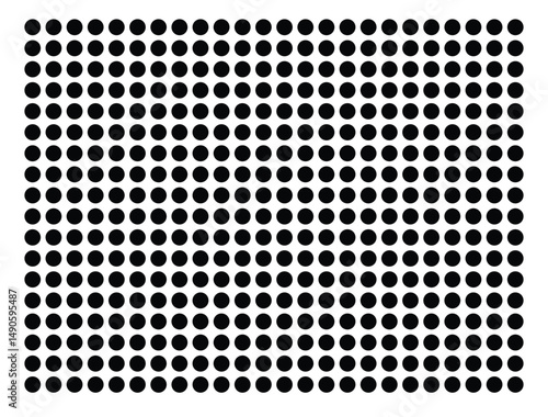 Symbol Map Of the County Adams (Iowa, US) showing the County with a few black dots