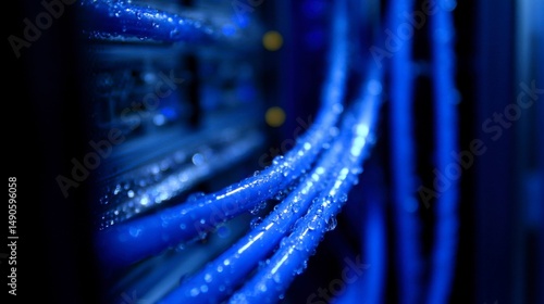 Water Droplets on Cooling Pipes in a Server Room Environment