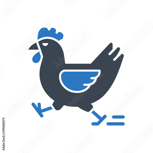 Running Chicken Farm Icon
