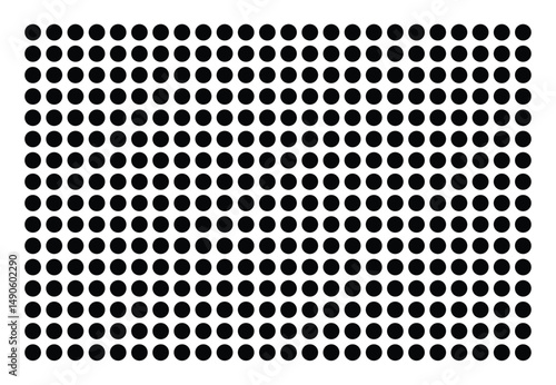Symbol Map Of the County Chautauqua (Kansas, US) showing the County with a few black dots
