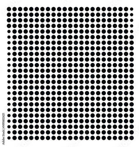 Symbol Map Of the County Clark (Kansas, US) showing the County with a few black dots