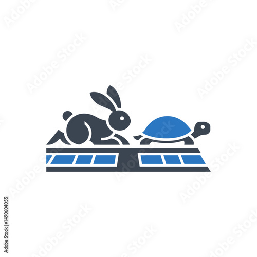 Tortoise Hare Race Icon