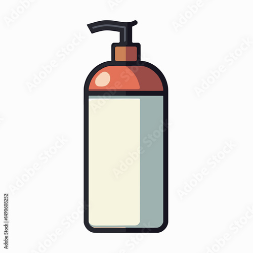 hand pump soap dispenser with brown cap