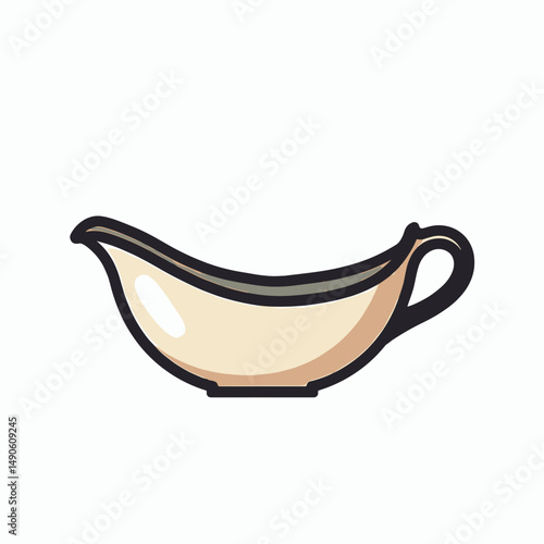 ceramic cream pitcher with handle  vintage style