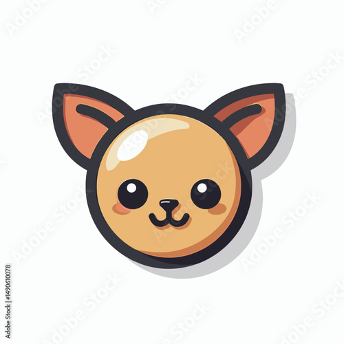 adorable chihuahua puppy with pink eyes and tan fur