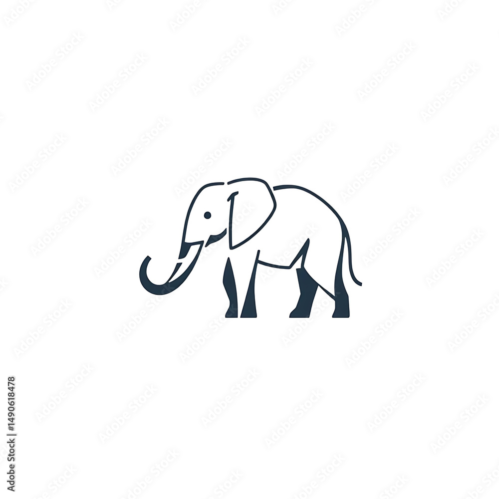 Obraz premium elephant vector illustration