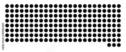 Symbol Map Of the County Pennington (Minnesota, US) showing the County with a few black dots
