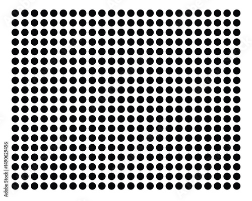 Symbol Map Of the County Adair (Missouri, US) showing the County with a few black dots