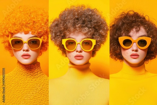 Bold Yellow Fashion Portrait