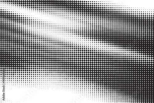 Grunge Halftone Brush Texture Background , A rough black and white halftone texture with a grungy brush stroke effect. Perfect for edgy designs, posters, or vintage-style backgrounds.