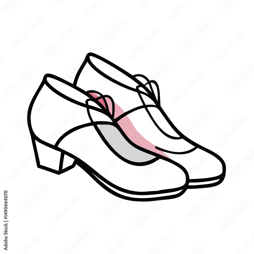 dance shoes icon, dance shoes vector illustration-simple illustration of dance shoes, perfect for dance shoes logos and icons dance shoes icon, dance shoes vector illustration-simple illustration of dance shoes, perfect for dance shoes logos and icons