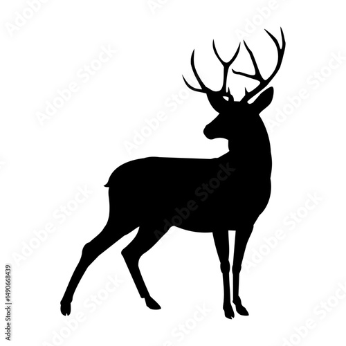 deer silhouette vector