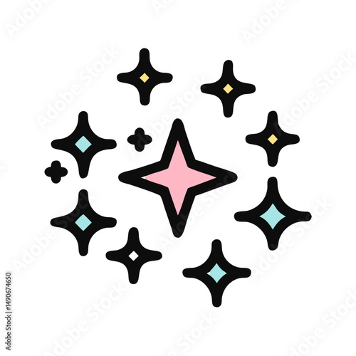 glitter icon, glitter vector illustration-simple illustration of glitter, perfect for glitter logos and icons