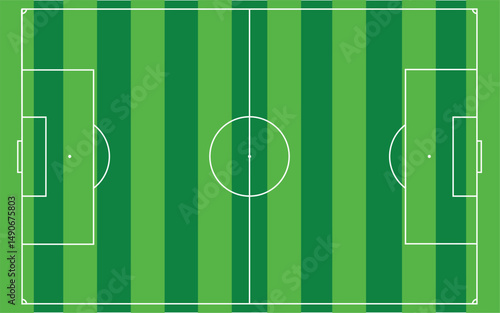 football field with green grass, soccer field with green grass