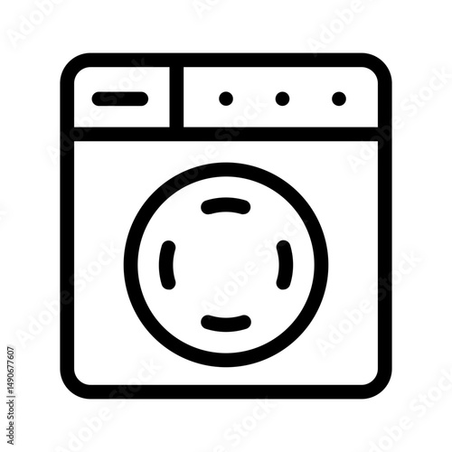 Front Load Washer Icon