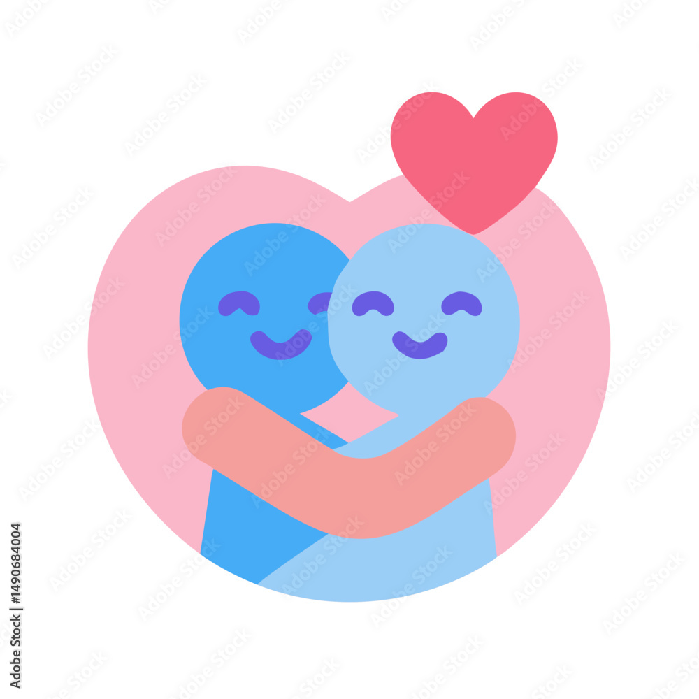 hugs icon, hugs vector illustration-simple illustration of hugs, perfect for hugs logos and icons hugs icon, hugs vector illustration-simple illustration of hugs, perfect for hugs logos and icons
